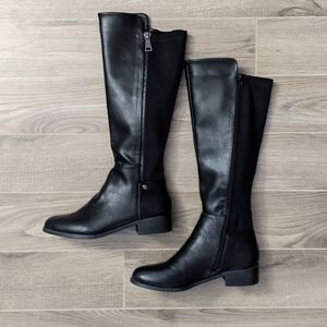 LucaFerri black leather high boots
